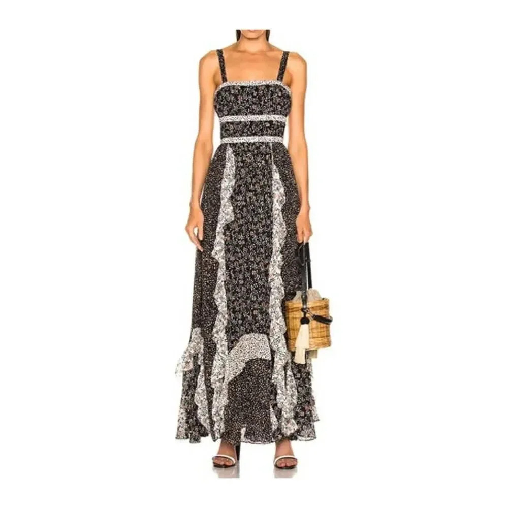 ULLA JOHNSON Brie Noir Maxi Dress - Picture 5 of 15